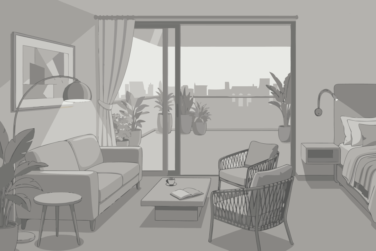 Apartamento Superior de 2 dormitorios